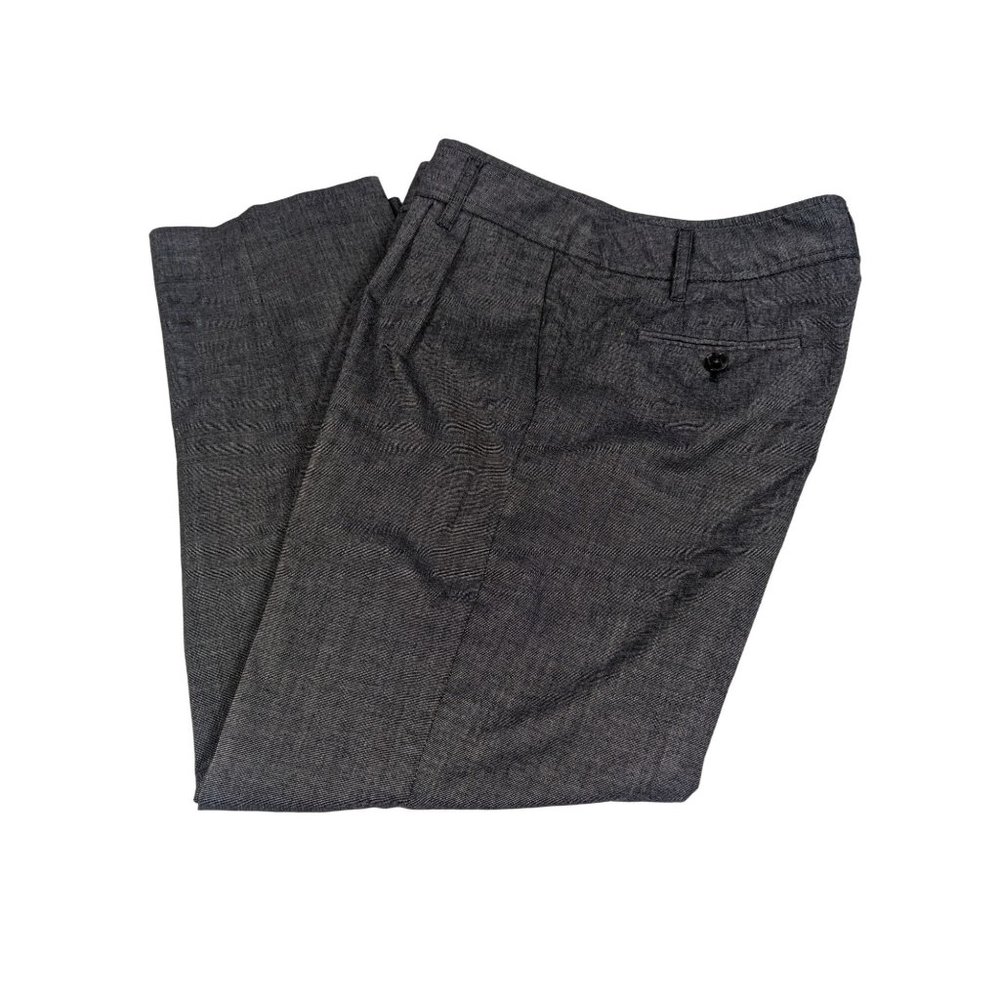 LOFT Marisa Straight Dress Pants Trousers Dark Grey Slacks Size‎ 4